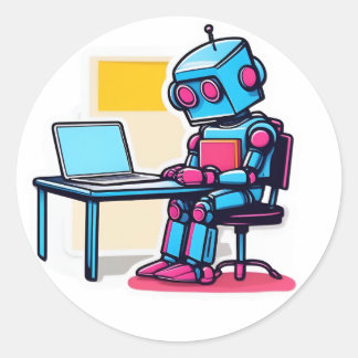 Adesivo Redondo Erro 404: Motivação não encontrada - Stickers