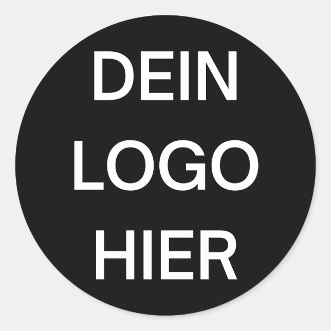 Adesivo Redondo Erstelle deinen eigenen Aufkleber mit deinem Logo (Frente)