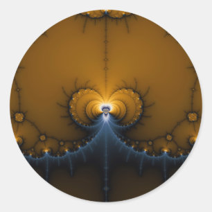 Adesivo Redondo Erte - Fractal