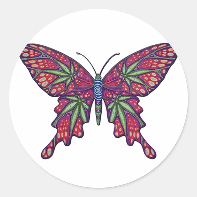 Adesivo Redondo Erva (Frente)