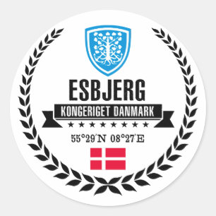 Adesivo Redondo Esbjerg