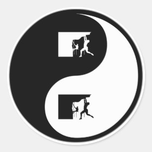 Adesivo Redondo Escalada de Yin Yang