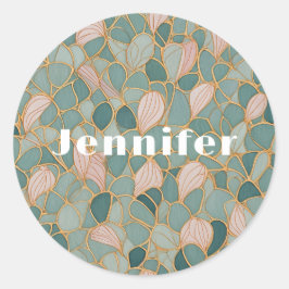 Adesivo Redondo Escalas Místicas: Pastel Fantasy