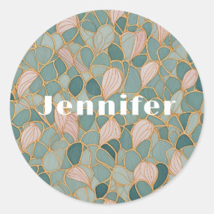 Adesivo Redondo Escalas Místicas: Pastel Fantasy