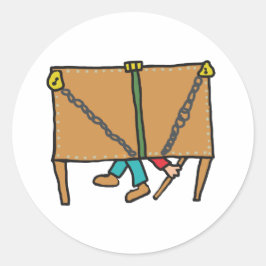 Adesivo Redondo Escapologia