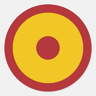 Adesivo Redondo Escarapela española