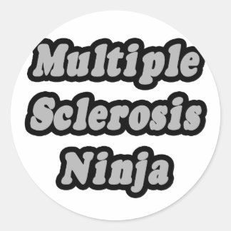 Adesivo Redondo Esclerose Múltipla Ninja