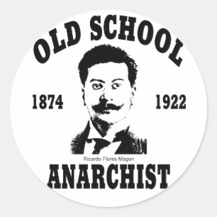 Adesivo Redondo Escola Antiga - Ricardo Flores Magón