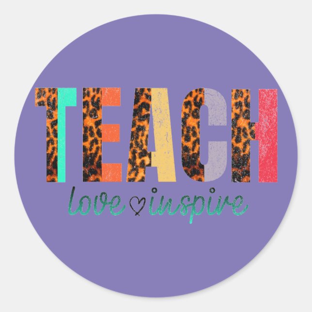 Adesivo Redondo Escola Classic Round Stickers (Frente)