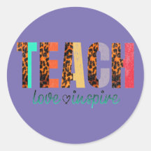 Escola Classic Round Stickers