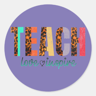 Adesivo Redondo Escola Classic Round Stickers