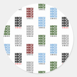 Adesivo Redondo Escola Histórica de Negra e Universidades HBCU