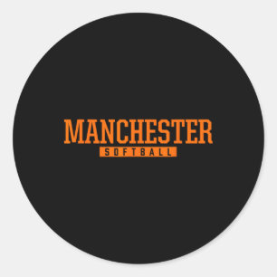 Adesivo Redondo Escola Secundária de Manchester Softll