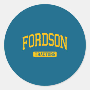 Adesivo Redondo Escola secundária Fordson hs dearborn mi esportes