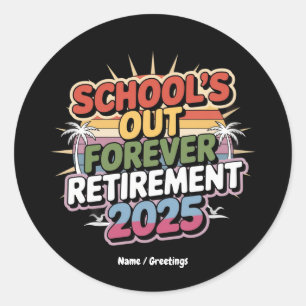 Adesivo Redondo Escolas Fora da Reforma Anterior 2025 Professores 