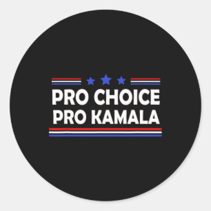 Adesivo Redondo Escolha Pro Kamala 2024 Feministas e#';s Direitos
