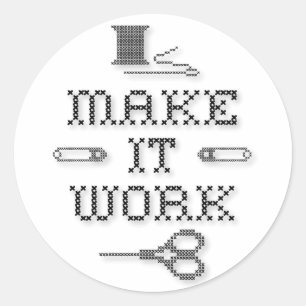 Adesivo Redondo Escolha sua cor do fundo