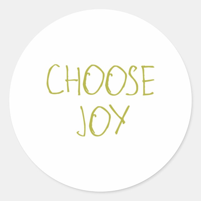 Adesivo Redondo Escolher Joy Sticker2 (Frente)