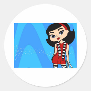 Adesivo Redondo Escorpião