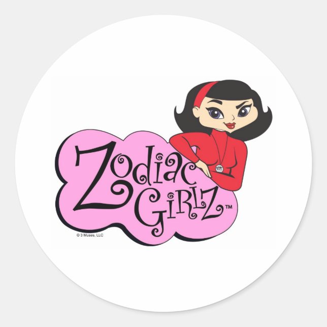 Adesivo Redondo Escorpião (Frente)