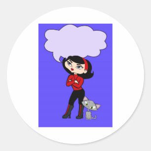 Adesivo Redondo Escorpião