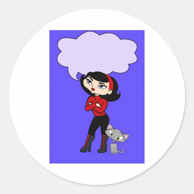 Adesivo Redondo Escorpião (Frente)