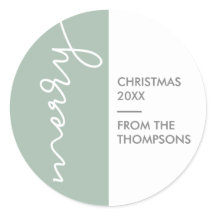 Escrita de Natal Simples e Verde Moderno