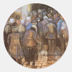 Adesivo Redondo Escritório da Loteria do Estado (Dinheiro Pobre)