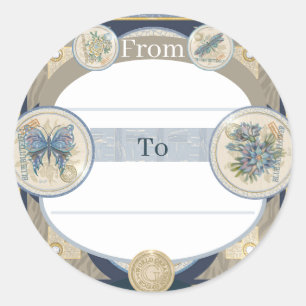 Adesivo Redondo Escritório de criações de G