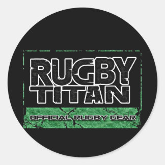 Adesivo Redondo Escritório de Rugby-Titan Stickers