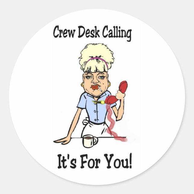 Adesivo Redondo escrivaninha (Frente)