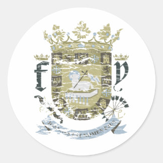 Adesivo Redondo Escudo Urbano (khaki)