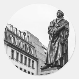 Adesivo Redondo Escultura de Luther Martin