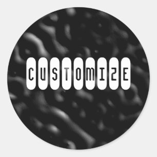 Adesivo Redondo Escuridão - Modelo