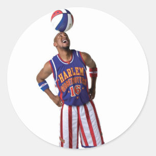 Adesivo Redondo esfera de patinete girando na cabeça