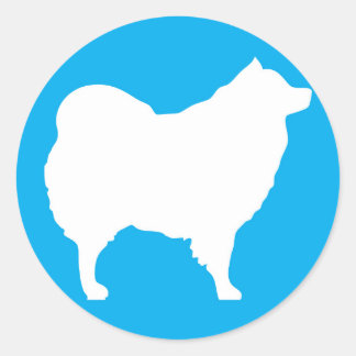 Adesivo Redondo Eskie no tenente Blue Sticker