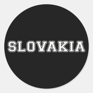 Adesivo Redondo Eslováquia