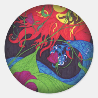 Adesivo Redondo Esmaecer em Autocolantes Redondos Pretos