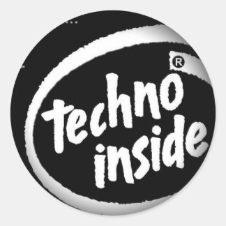 Adesivo Redondo Esmaecer em Autocolantes Redondos Pretos