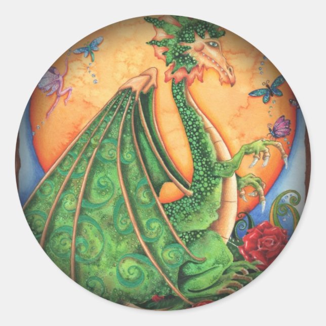 Adesivo Redondo Esmaecer em Autocolantes Redondos Pretos (Frente)