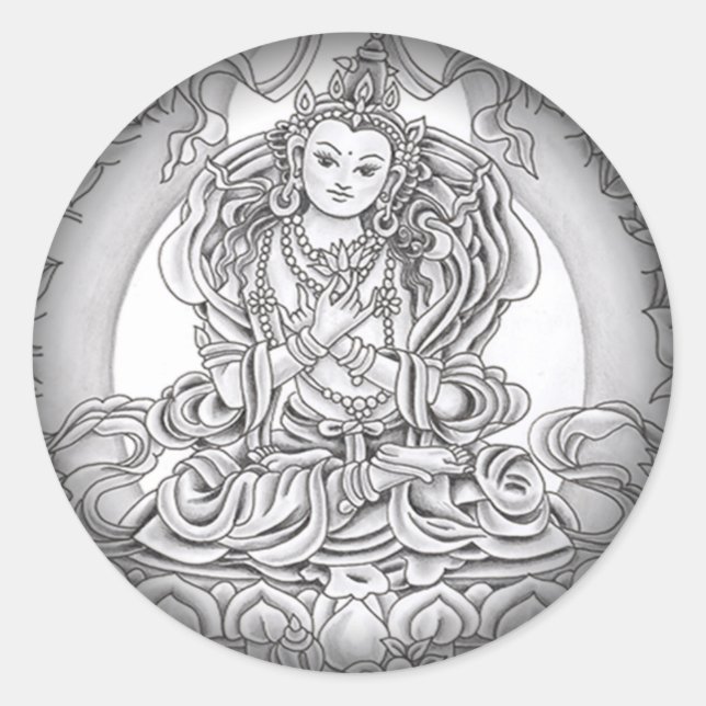 Adesivo Redondo Esmaecer em Autocolantes Redondos Pretos (Frente)