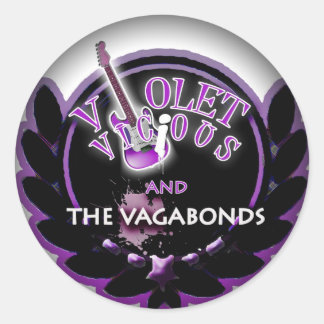 Adesivo Redondo Esmaecer em Autocolantes Redondos Pretos