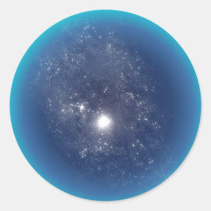 Adesivo Redondo Espaço Profundo