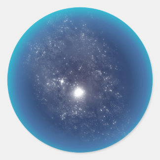Adesivo Redondo Espaço Profundo