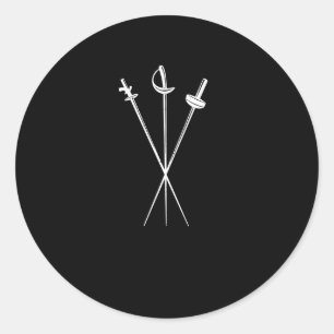 Adesivo Redondo espada espada espada espada espada de espada