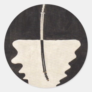 Adesivo Redondo Espadas da Legenda: Reflexão