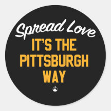 Espalhar amor É o caminho de Pittsburgh