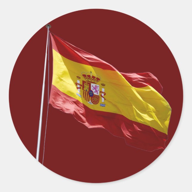 Adesivo Redondo Espana (Frente)