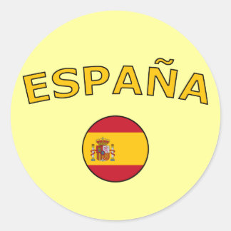 Adesivo Redondo Espana