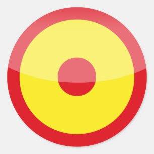 Adesivo Redondo Espanha